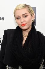 MILEY CYRUS at Elton John Aids Foundation’s Oscar Viewing Party