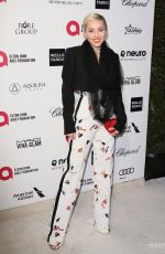 MILEY CYRUS at Elton John Aids Foundation’s Oscar Viewing Party