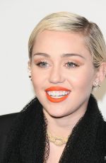 MILEY CYRUS at Elton John Aids Foundation’s Oscar Viewing Party