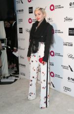 MILEY CYRUS at Elton John Aids Foundation’s Oscar Viewing Party