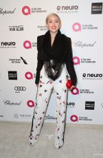 MILEY CYRUS at Elton John Aids Foundation’s Oscar Viewing Party