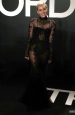 MILEY CYRUS at Tom Ford Womenswear Collection Presentation in Los Angeles