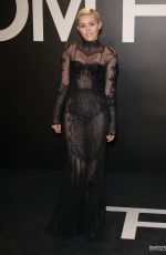 MILEY CYRUS at Tom Ford Womenswear Collection Presentation in Los Angeles