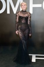 MILEY CYRUS at Tom Ford Womenswear Collection Presentation in Los Angeles