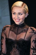 MILEY CYRUS at Tom Ford Womenswear Collection Presentation in Los Angeles