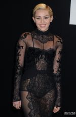 MILEY CYRUS at Tom Ford Womenswear Collection Presentation in Los Angeles