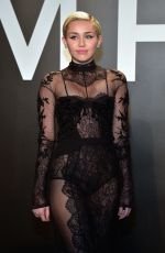 MILEY CYRUS at Tom Ford Womenswear Collection Presentation in Los Angeles