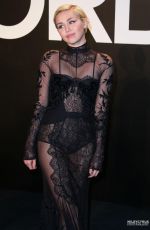 MILEY CYRUS at Tom Ford Womenswear Collection Presentation in Los Angeles