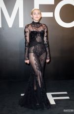 MILEY CYRUS at Tom Ford Womenswear Collection Presentation in Los Angeles