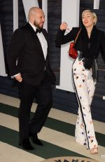 MILEY CYRUS at Vanity Fair Oscar Party in Hollywood