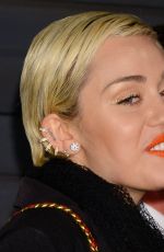 MILEY CYRUS at Vanity Fair Oscar Party in Hollywood
