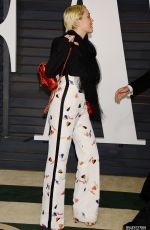 MILEY CYRUS at Vanity Fair Oscar Party in Hollywood