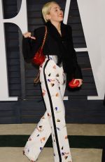 MILEY CYRUS at Vanity Fair Oscar Party in Hollywood