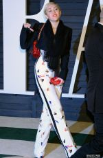 MILEY CYRUS at Vanity Fair Oscar Party in Hollywood