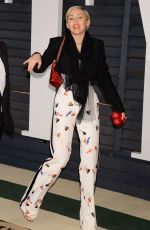 MILEY CYRUS at Vanity Fair Oscar Party in Hollywood