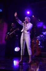 MILEY CYRUS Performs at Saturday Night Live 40th Anniversary Special