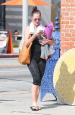 MINKA KELLY in Leggings Leaves a Gym in Los Angeles
