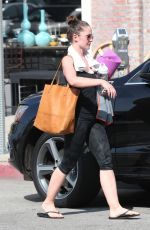 MINKA KELLY in Leggings Leaves a Gym in Los Angeles