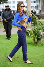 MIRANDA KERR on the Set of a Commercial in Santa Monica