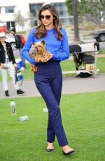 MIRANDA KERR on the Set of a Commercial in Santa Monica