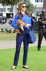 MIRANDA KERR on the Set of a Commercial in Santa Monica