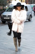 MYLEENE KLASS Arrives at Smooth FM in London