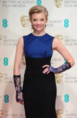 NATALIE DORMER at 2015 EE British Academy Film Awards in London