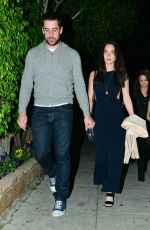 OLIVIA MUNN and Aaron Rodgers Night Out in Beverly Hills