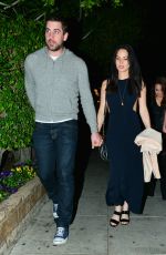 OLIVIA MUNN and Aaron Rodgers Night Out in Beverly Hills