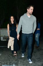OLIVIA MUNN and Aaron Rodgers Night Out in Beverly Hills
