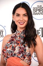 OLIVIA MUNN at 2015 Film Independent Spirit Awards in Santa Monica