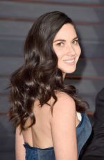 OLIVIA MUNN at Vanity Fair Oscar Party in Hollywood