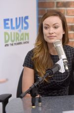 OLIVIA WILDE at The Elvis Duran Z100 Morning Show in New York