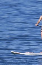 OLIVIA WILDE in Bikini Paddleboarding in Maui
