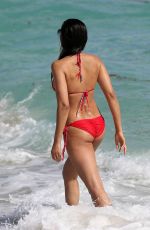 PADMA LAKSHMI in Bikini at a Beach in Miami
