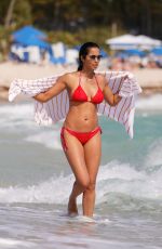 PADMA LAKSHMI in Bikini at a Beach in Miami