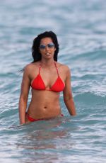 PADMA LAKSHMI in Bikini at a Beach in Miami