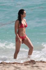 PADMA LAKSHMI in Bikini at a Beach in Miami