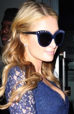 PARIS HILTON Arrives at Diane Von Furstenberg Fashin Show in New York