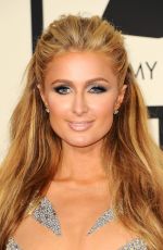 PARIS HILTON at 2015 Grammy Awards in Los Angeles