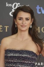 PENELOPE CRUZ at 2015 Goya Cinema Awards in Madrid