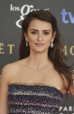PENELOPE CRUZ at 2015 Goya Cinema Awards in Madrid