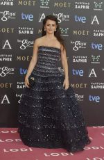 PENELOPE CRUZ at 2015 Goya Cinema Awards in Madrid