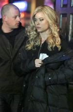 PEYTON LIST on the Set of The Flash in Vancouver 2002