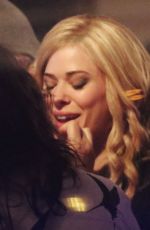PEYTON LIST on the Set of The Flash in Vancouver 2002