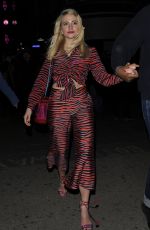 PIXIE LOTT Arrives at House of Holland Fashion Show in London