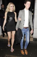 PIXIE LOTT Arrives at Ramusake Restaurant in South Kensington