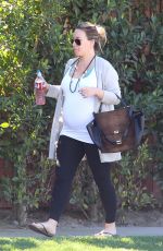Pregnant HAYLIE DUFF Out and About in Los Angeles