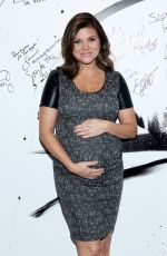 Pregnant TIFFANI THIESSEN at AOL Studios in New York