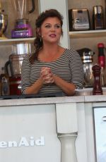 Pregnant TIFFANI THIESSEN at The Whole Foods Market Grand Tasting Village